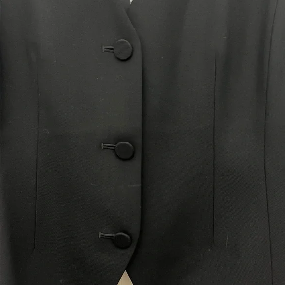 Madewell Black Wool Blend V-Neck Vest Size: 8 - Picture 6 of 7